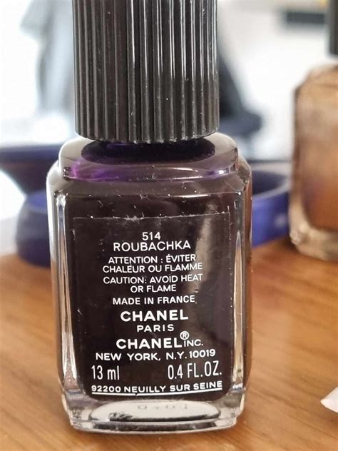 vernis chanel roubachka